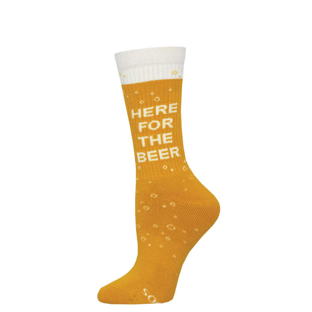 HERE FOR THE BEER - ORANGE - S/M