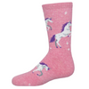 UNICORN STARS - PINK HEATHER - 7-10 Years