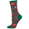 FESTIVE LOBSTERS - CHARCOAL HEATHER - 9-11