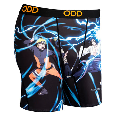 Naruto Vs Sasuke - Mens Boxer Briefs - M