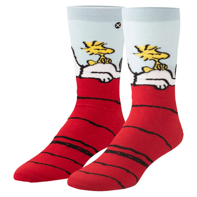 Snoopy & Woodstock - Mens Crew Straight