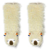 Llama Llama-Plush Sherpa Slippers - One Size (5-10) - WHT