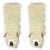 Llama Llama-Plush Sherpa Slippers - One Size (5-10) - WHT
