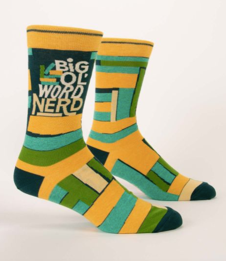 Big 'Ol World Nerd Men's Socks