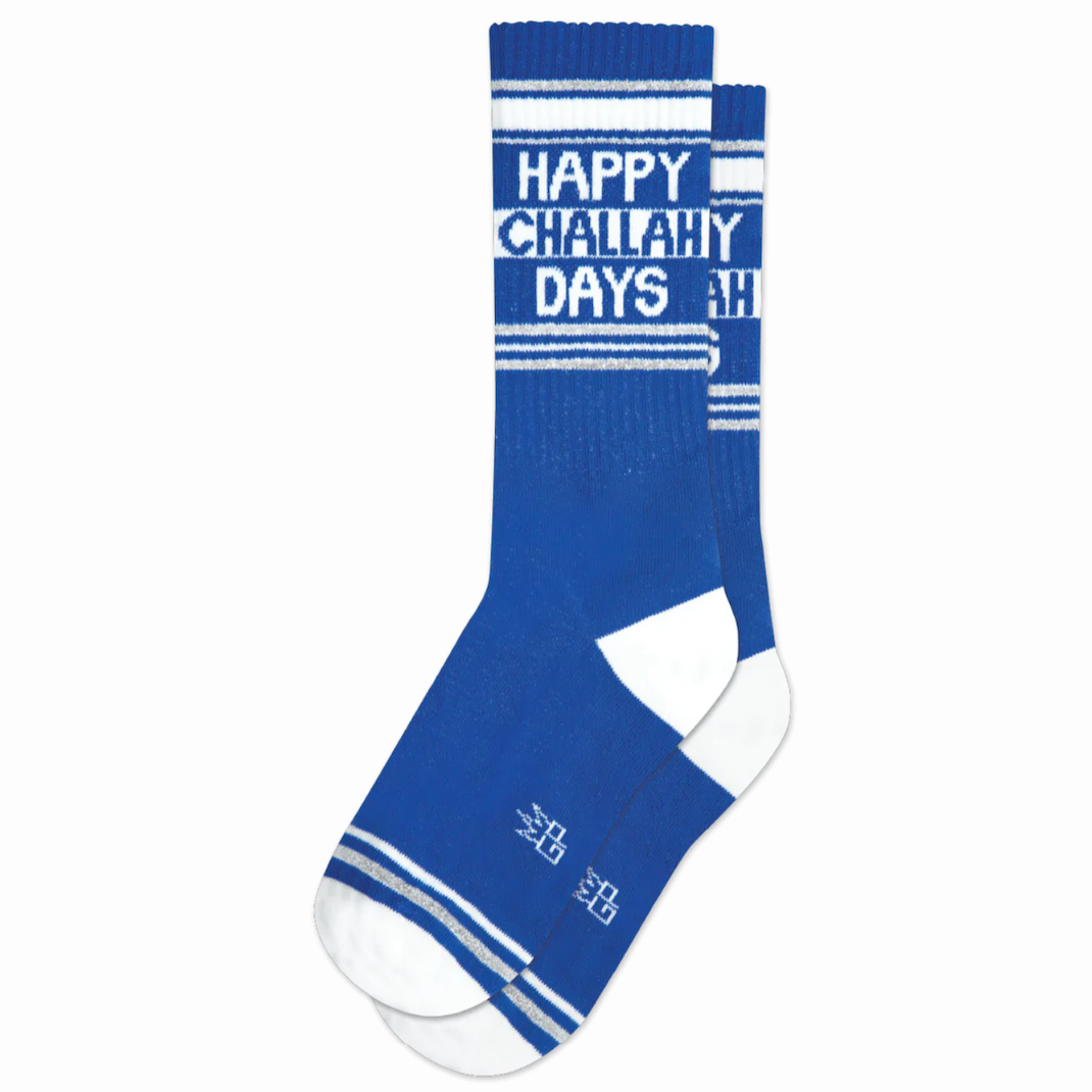 HAPPY CHALLAHDAYS - Gym Crew Socks