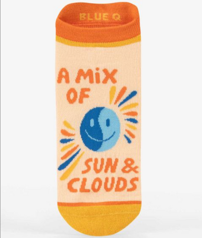 Sun & Clouds Sneaker Socks L/XL