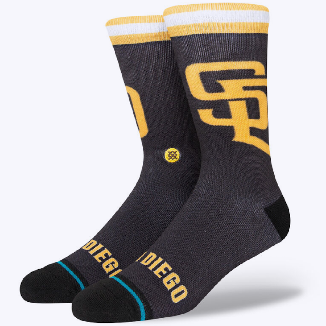 Official San Diego Padres Socks, Padres Tube Socks, Ankle Socks