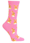 Hot Sox Women's Bunny Tails Crew Socks