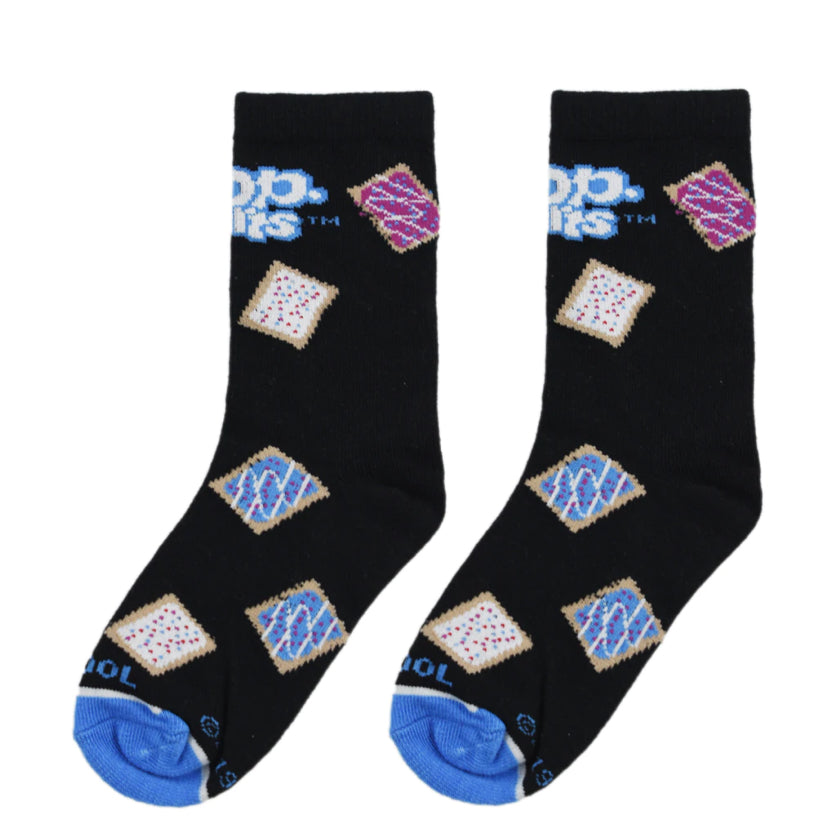 Pop Tarts Logo - Kids 7-10 Crew Folded