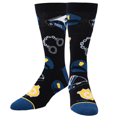 Police - Cool Socks Mens Crew Folded