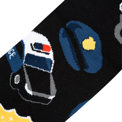 Police - Cool Socks Mens Crew Folded