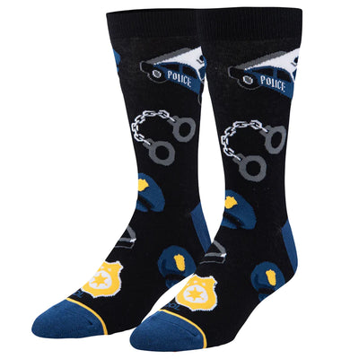 Police - Cool Socks Mens Crew Folded